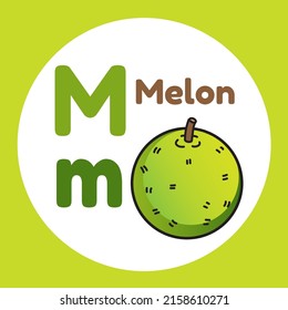 M for Melon, M Alphabet 