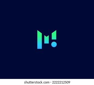 M, MI, IM Letter Logo Vector Template Abstract Monogram Symbol. Usable for Business sport, technology, fashion, digital And future creative logo