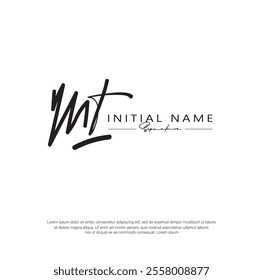 M I MI Initial letter handwriting and signature logo. Beauty vector initial logo .Fashion, boutique, floral and botanical