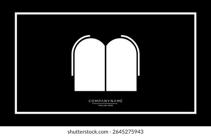 M or MM Alphabet letters logo monogram icon