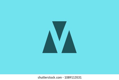 M MM Letter Initial Logo Design Template