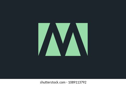 M MM Letter Initial Logo Design Template