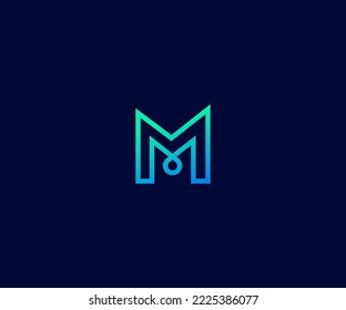 M, MM Letter Logo Vector Template Abstract Monogram Symbol. Usable for Business sport, technology, fashion, digital And future creative logo