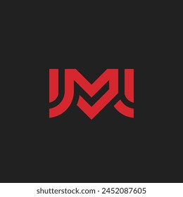 M MM Letter Motor Automotive Logo Vector Design