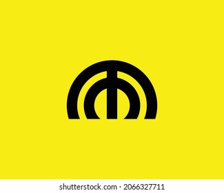 M MM logo design vector template