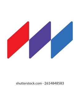 m modern logo minimalist monogram design