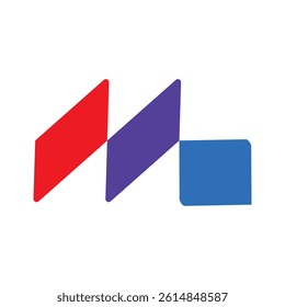 m modern logo minimalist monogram design