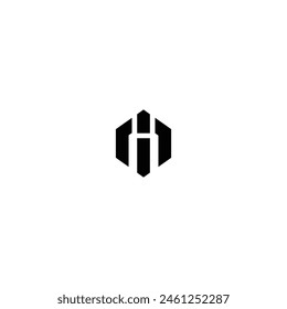 M monogram, IM monogram logo for business product