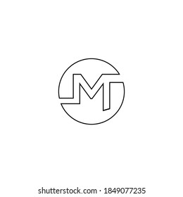 M MONOGRAM letter icon design on BLACK background.Creative letter M/M  logo design. M initials/MONOGRAM Logo design.