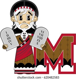 M is for Moses and Ten Commandments
