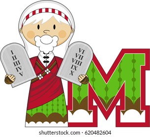 M is for Moses and Ten Commandments