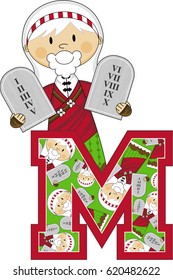 M is for Moses and Ten Commandments