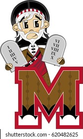 M is for Moses and Ten Commandments