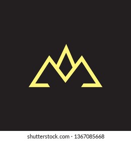 M & A mountain and house logo