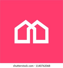 M, MU, MA, MW, AM home property company logo 