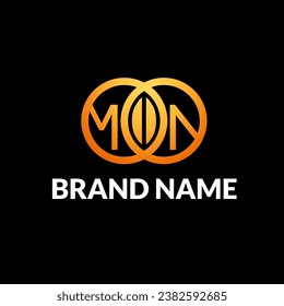 Logo color M y N redondeado Dorado
