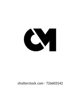 m and o letter vector logo