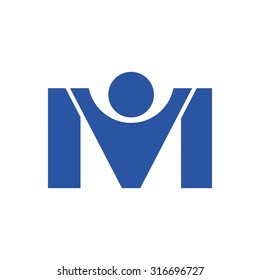 M People Logo Stock Vector (Royalty Free) 316696727 | Shutterstock