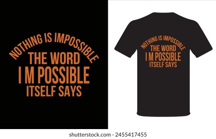 I M posible diseño de camiseta