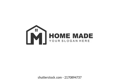 M PROPERTY logo design inspiration. Vector letter template design for brand.