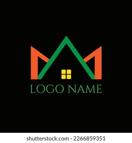 vector de diseño del logotipo de M Property