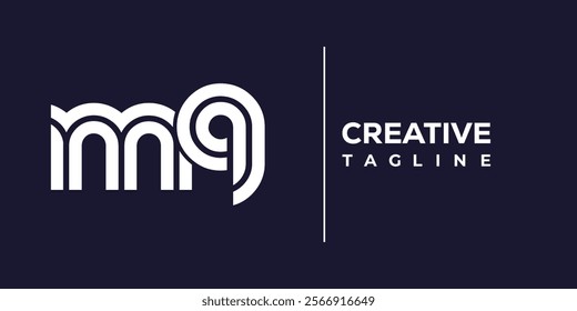 M and Q logo design. MQ abstract Letters Logo Monogram. This logo design is the process of creating a visual symbol that represents a brand, company, or individual.
