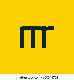 M R joint logo design vector template