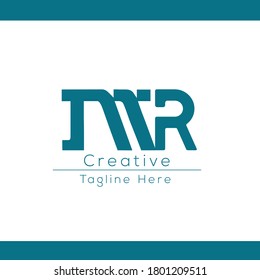 M R MR Initial based logo Letter Symbol Modern and abstract icon design concept. Initial based Vector template. Symbol for Corporate Business Company Identity.
