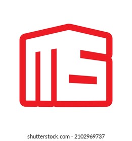 Diseño de conceptos de letras M y S