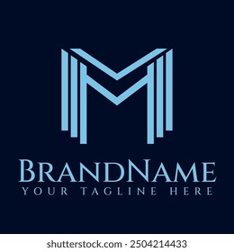 M Shaped Logo for Companies