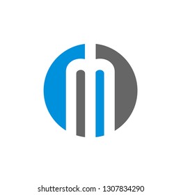 M simple logo