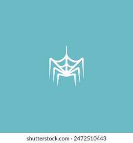 M spider logo letter mark simple memorable brand symbol template