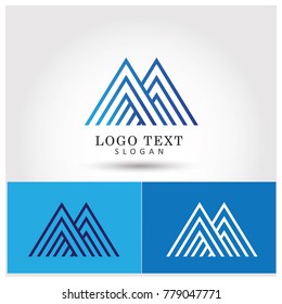 M Symbol & Icon Logo Vector Template
