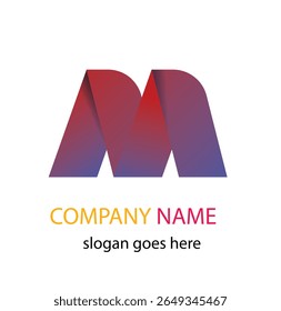 M-Logo, mit elegantem Design