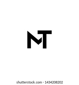 M t letter icon vector logo