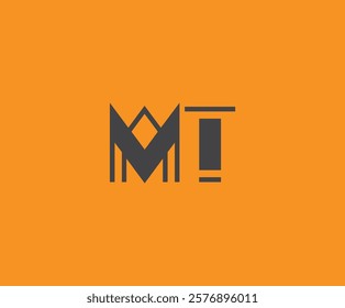 M and T logo design. MT abstract Letters Logo Monogram. This logo design is the process of creating a visual symbol that represents a brand, company, or individual.