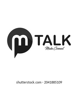 logotipo de m TALK con "Make Connect" como etiqueta