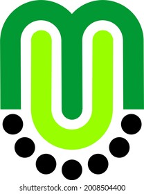 m y u, logotipo de la letra icónica