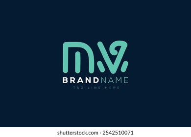 M and V logo design. MV abstract Letters Logo Monogram. This logo design is the process of creating a visual symbol that represents a brand, company, or individual.