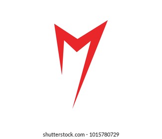 M vector icons such logos template