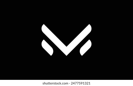 M Vector Logo Design Template Element.