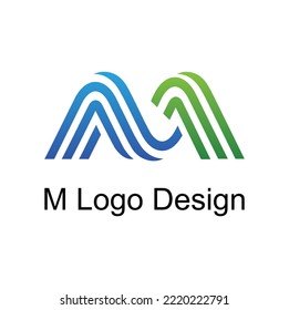 M Vector Logo Graphic Design