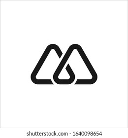 M Vector logo Simple letter template