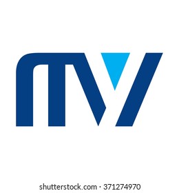 m and y logo vector.
