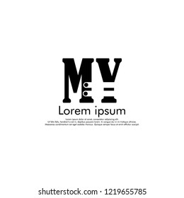 M Y MY Initial abstract logo concept vector for your company