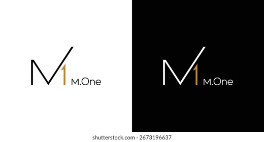 El diseño del logotipo M1 es único y moderno