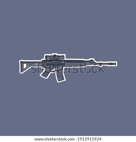 m16 assault rifle type produced by pindad Indonesia