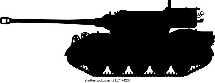 M18 Hellcat Tank Destroyer Vector Image