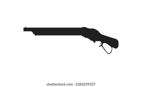 M1887 shotgun vector icon isolated on white background