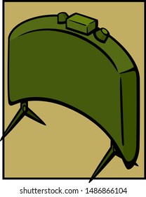 m18a1-Farbgrafik von Tonminen-Sprengkörpern